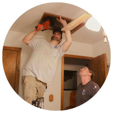 Working on Ceiling