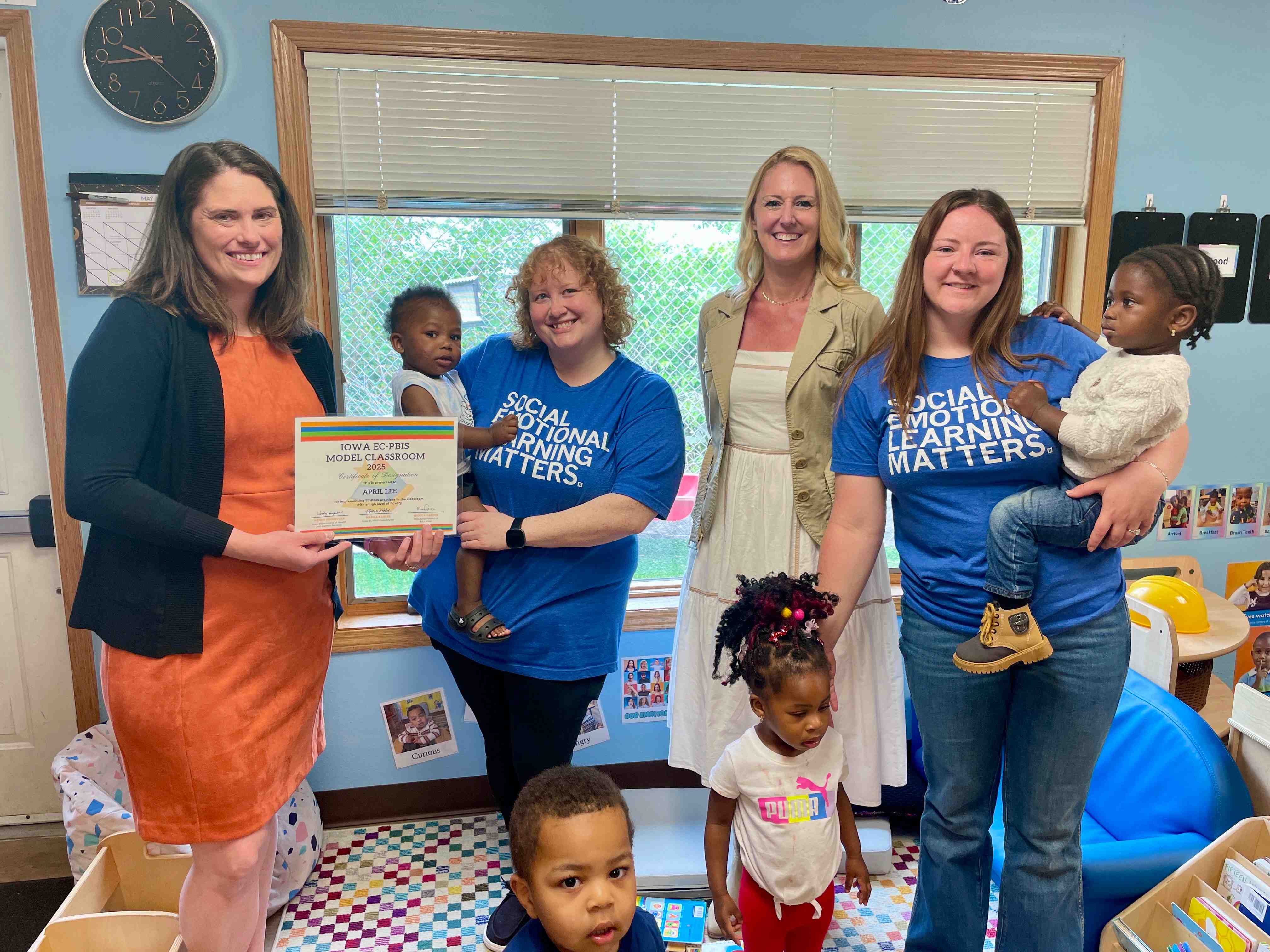 Five HACAP Head Start Classrooms Recognized as EC-PBIS Model Classrooms