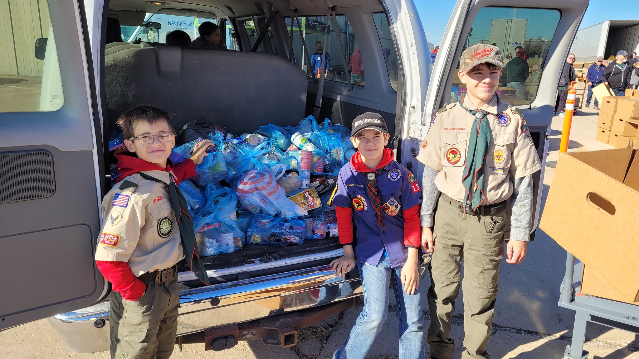 Another successful year for Scouting for Food!