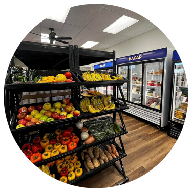 Food On Shelves